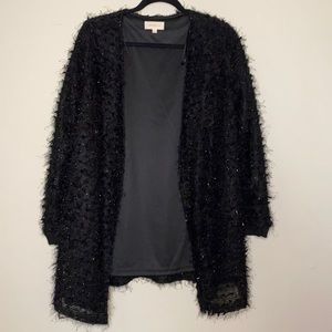 Sparkly open cardigan